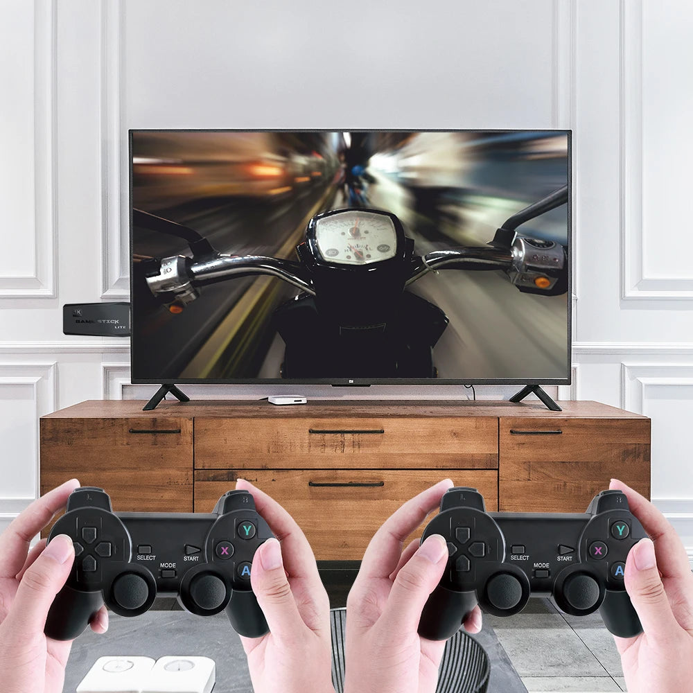  Retro Video Game Console 2.4G Wireless Console Game Stick 4K 20000 Game 64G 